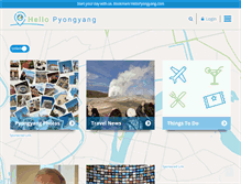 Tablet Screenshot of hellopyongyang.com